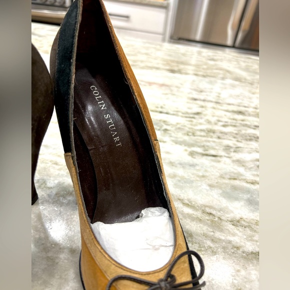 New Victoria - Secret Colin Stuart Suede Color Blocked Shoes - Picture 4 of 8